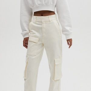 Aritzia TNA Workwear Cargo Pant - White
